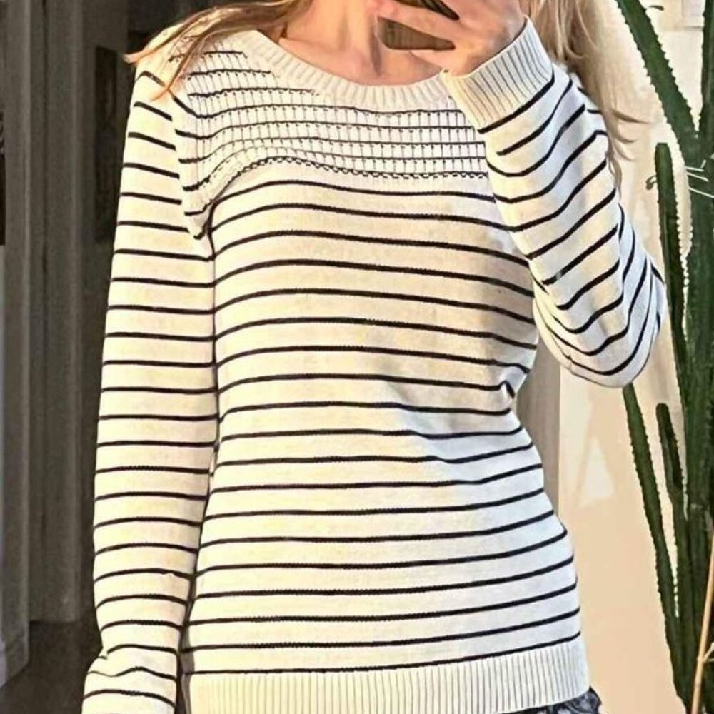 Sweater Jumper stripped medium 100% Cotton (Kenar)